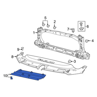 Ram OE - Front Radiator Support Air Deflector