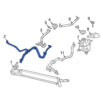 Ram OE - Lower Radiator Coolant Hose