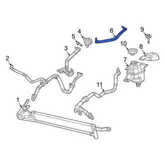 Ram OE - Lower Radiator Coolant Hose