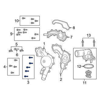 Ram OE - Engine Water Pump Bolt