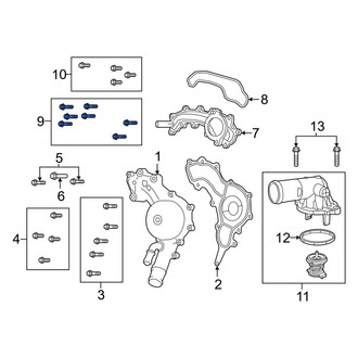 Ram OE - Engine Water Pump Bolt