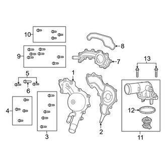 Ram OE - Cooling - Water Pump (3.6L)