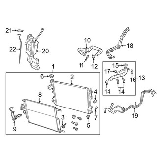 Ram OE - Cooling - Radiator & Components (5.7L)
