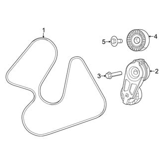 Ram OE - Cooling - Belts & Pulleys (5.7L Gas)