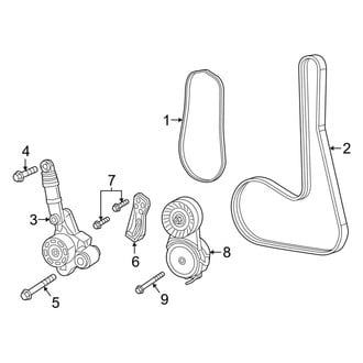 Ram OE - Cooling - Belts & Pulleys (5.7L MILD HYBRID EV-GAS (MHEV))