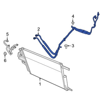 Ram OE - Automatic Transmission Oil Cooler Hose Assembly