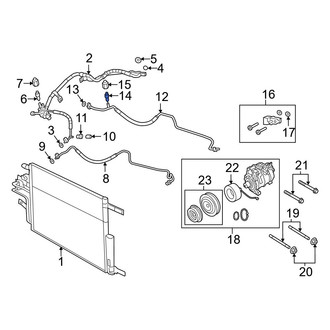 Ram OE - A/C Service Valve Core