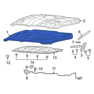 Ram OE - Front Hood Panel