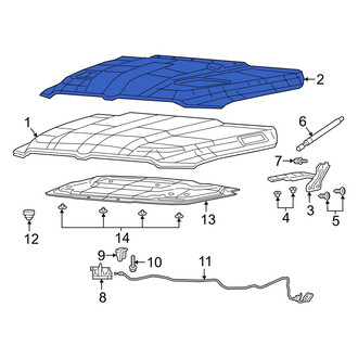 Ram OE - Front Hood Panel