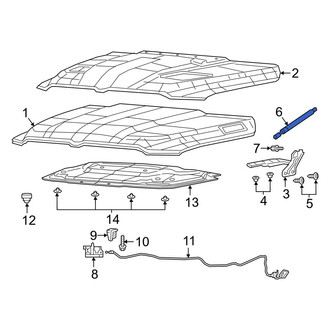 Ram OE - Hood Lift Support