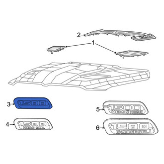 Ram OE - Front Hood Emblem