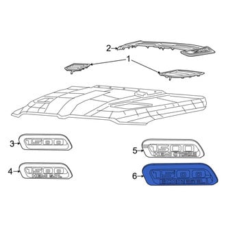 Ram OE - Front Hood Emblem