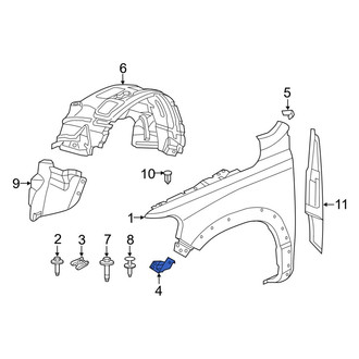 Ram OE - Front Left Fender Bracket