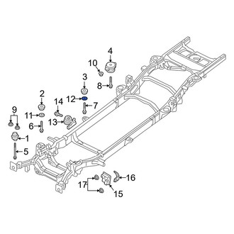 Ram OE - Body Mount Cushion Washer