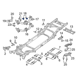 Ram OE - Trailer Hitch Receiver Bolt