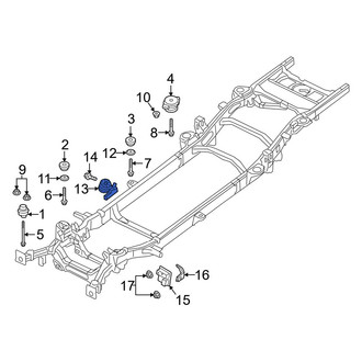 Ram OE - Center Front Body Mount Cushion