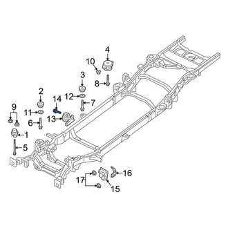 Ram OE - Body Mount Cushion Bolt