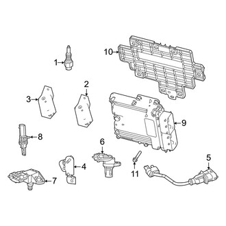 Ram OE - Electrical - Ignition System (Big Horn / Laramie / Laramie Longhorn / Limited / Lone Star / Rebel / Tradesman 3.0L)