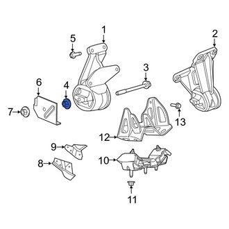 Ram OE - Engine Mount Nut
