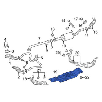 Ram OE - Center Floor Pan Heat Shield