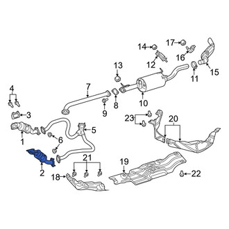 Ram OE - Left Catalytic Converter