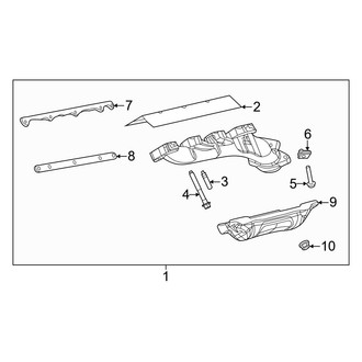 Ram OE - Exhaust System - Manifold (Dual Exhaust), (5.7L)