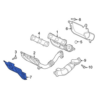 Ram OE - Left Exhaust Manifold Heat Shield