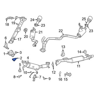 Ram OE - Front Exhaust Pipe Flange Gasket