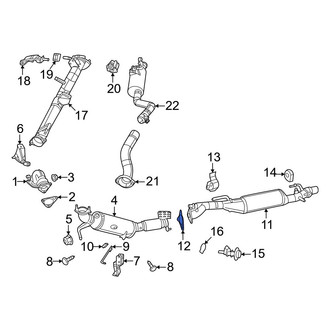 Ram OE - Front Exhaust Pipe Flange Gasket