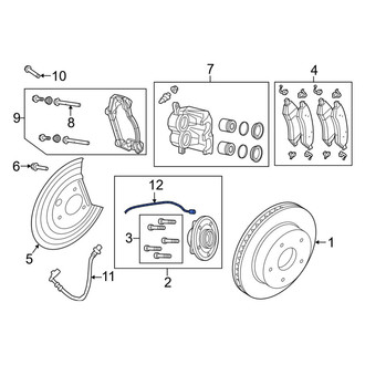 Ram OE - Front ABS Wheel Speed Sensor