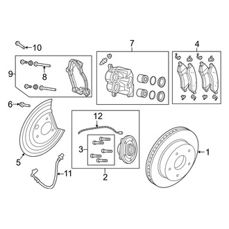 Ram OE - Front Suspension - Brake Components (RWD)