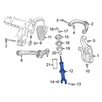 Ram OE - Front Right Suspension Shock Absorber