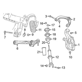 Ram OE - Front Suspension - Suspension Components (W/O Air Suspension), (RWD / AWD)