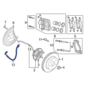 Ram OE - Front Left Brake Hydraulic Hose
