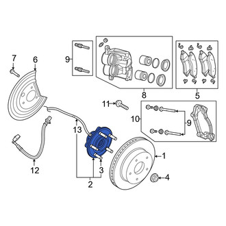 Ram OE - Front Wheel Bearing and Hub Assembly