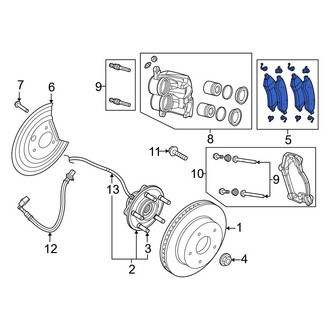 Ram OE - Front Disc Brake Pad Set