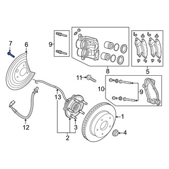 Ram OE - Brake Dust Shield Bolt