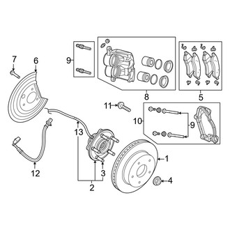 Ram OE - Front Suspension - Brake Components (4WD)