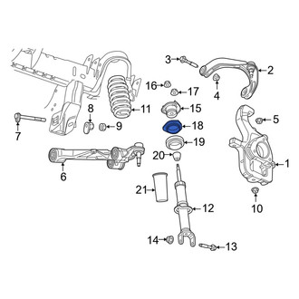 Ram OE - Front Upper Coil Spring Insulator
