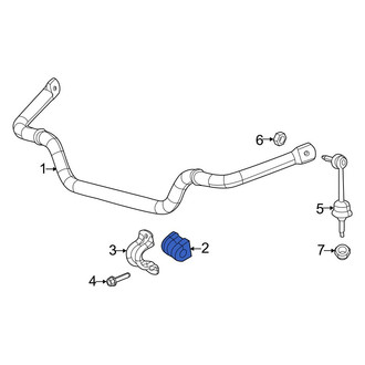 Ram OE - Front Suspension Stabilizer Bar Bushing