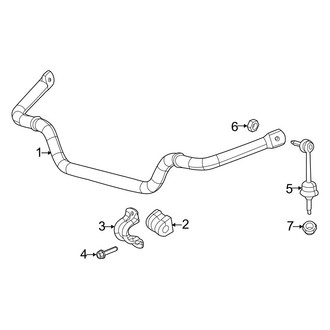 Ram OE - Front Suspension - Stabilizer Bar & Components