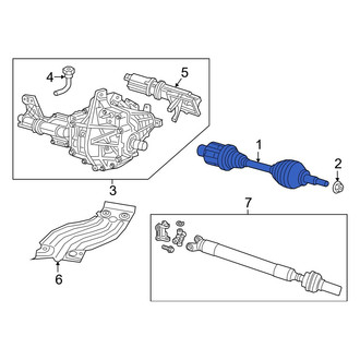 Ram OE - Front CV Axle Assembly