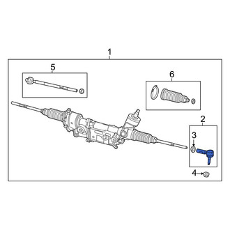 Ram OE - Inner Steering Tie Rod End