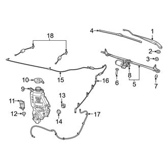 Ram OE - Windshield - Wiper & Washer Components