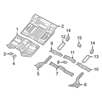 Ram OE - Cab - Floor (Big Horn / HFE / Laramie / Lone Star / Rebel / Tradesman Quad Cab)