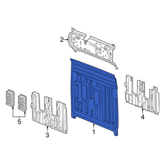 Ram OE - Rear Outer Truck Cab Back Panel