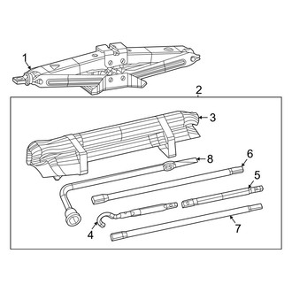 Ram OE - Cab - Jack & Components (Big Horn / HFE / Laramie / Lone Star / Rebel / Tradesman Quad Cab)