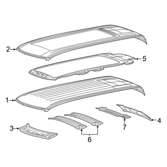 Ram OE - Cab - Roof & Components (Big Horn / Laramie / Laramie Longhorn / Limited / Lone Star / Rebel / Special Service / Tradesman Crew Cab)