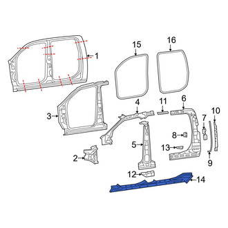 Ram OE - Right Rocker Panel