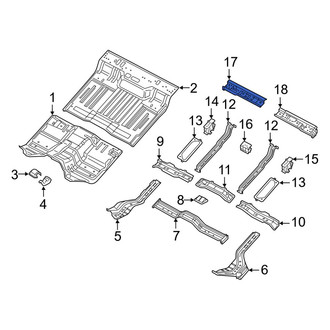 Ram OE - Center Right Floor Pan Crossmember